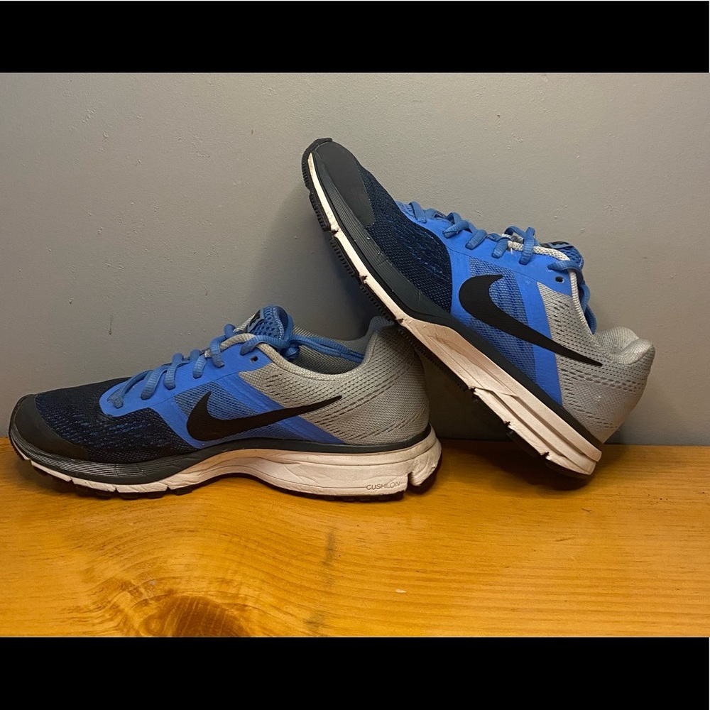 Nike Womens Air Pegasus 30 599392-400 Multicolor Running Shoes Lace Up